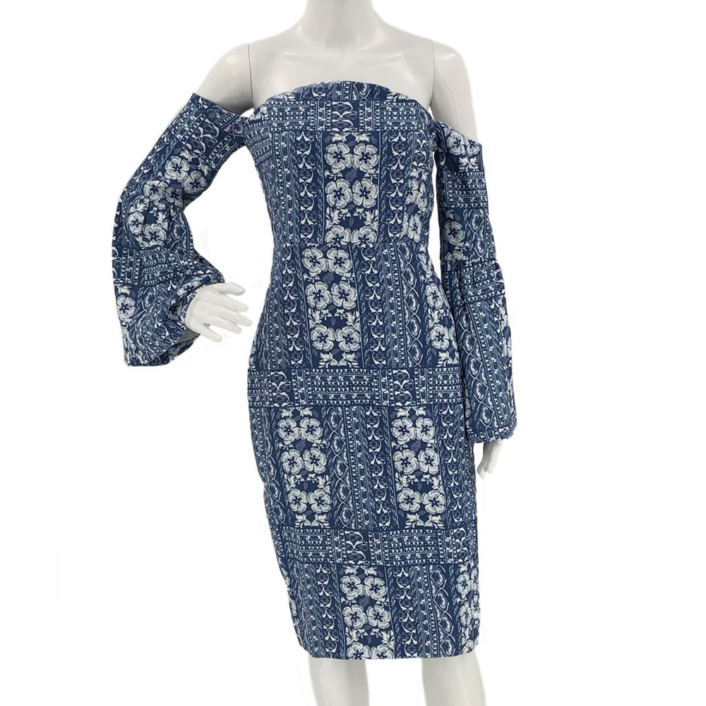 ELLIATT NEW Manet Dress Midi Off Shoulder Bodycon